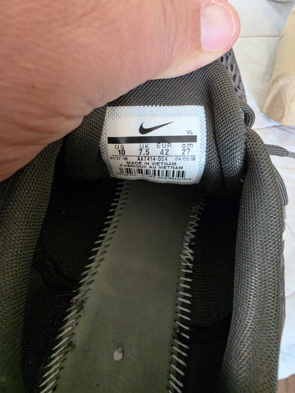 Nike Zoom Winflo 5 Women's Shoes Sneakers Gray And Pink Size 10